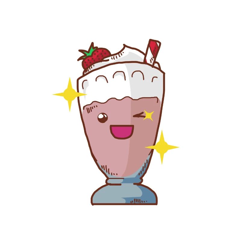 Milchshake Erdbeershake Erdbeermilchshake Shake