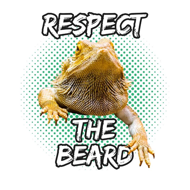 Respect The Beard Bearded Dragon Bearded Dragon Lizard