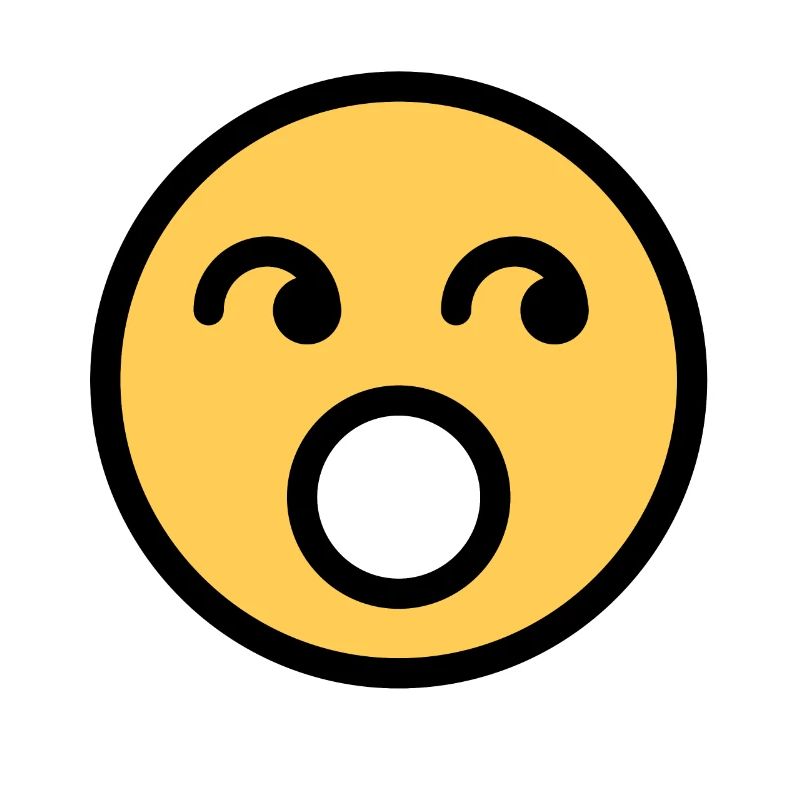 Smiley Face Rolling Eyes