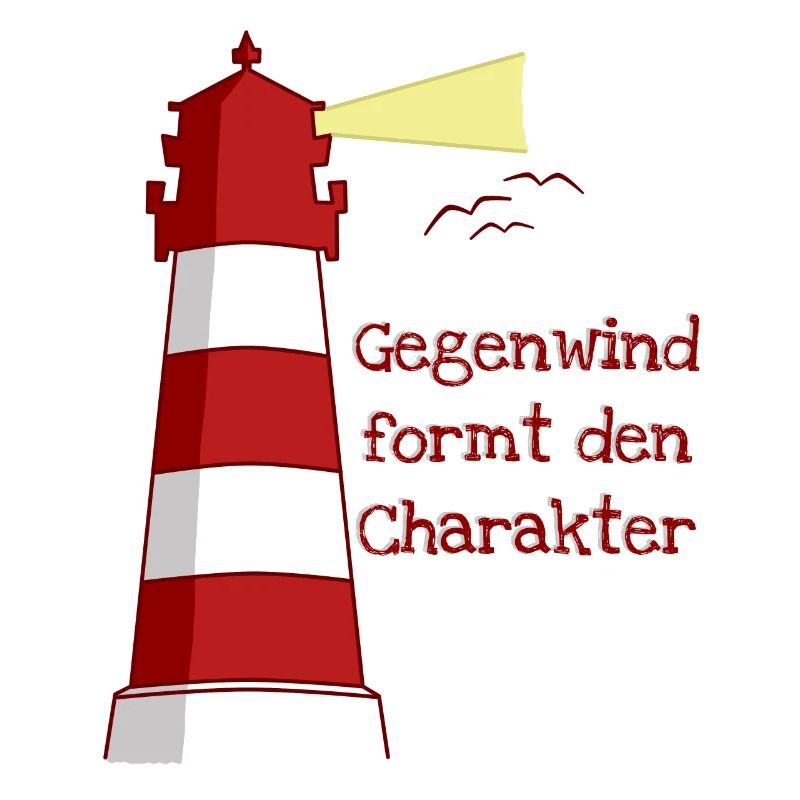 lighthouse headwind north German captain Spruch