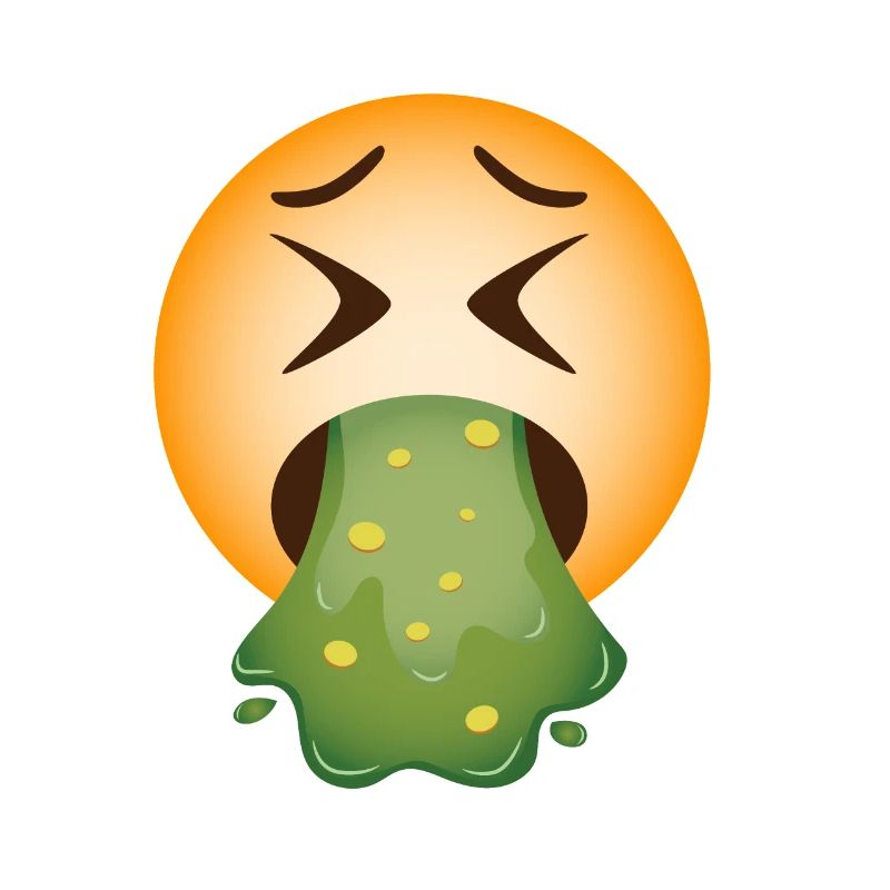 Puke Vomiting Handed Vomit Gift