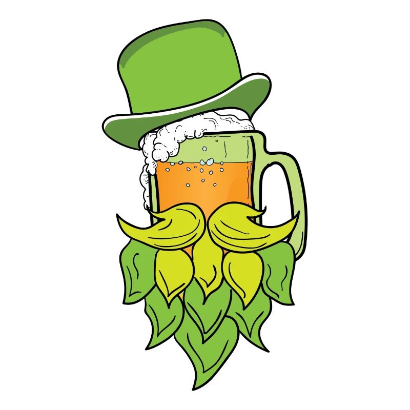St Patricks bière barbe
