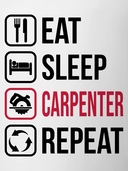 Eat Sleep Carpenter Repeat