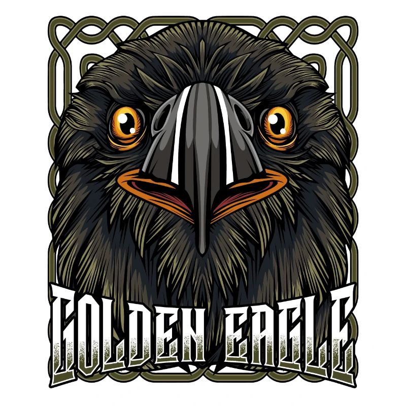 Golden Eagle | Golden eagle eagle head bird gift