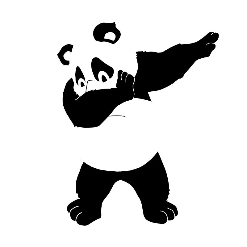 Dabbing Panda Bär