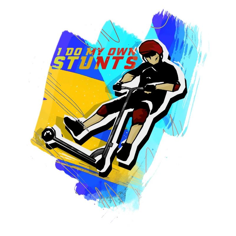 Cadeau de planche de kick pour scooter cascadeur
