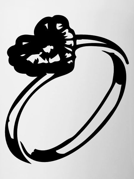 Heart diamond ring