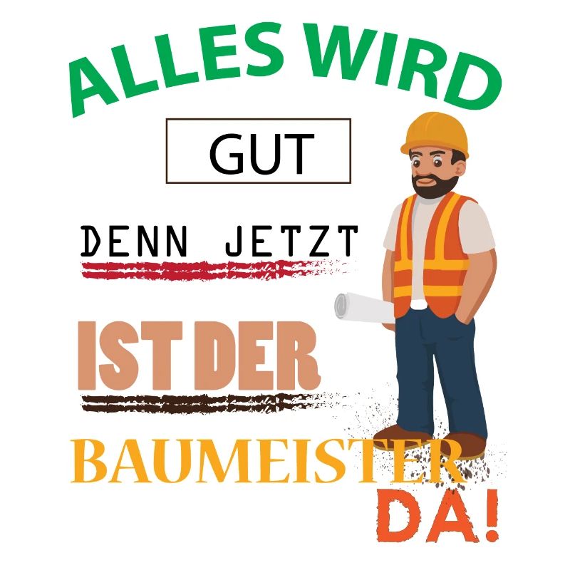 Baumeister Shirt • Construction Site Construction Worker Gift