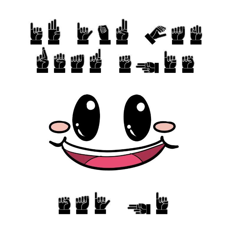 Say Hello Sign Language Sign Language Funny