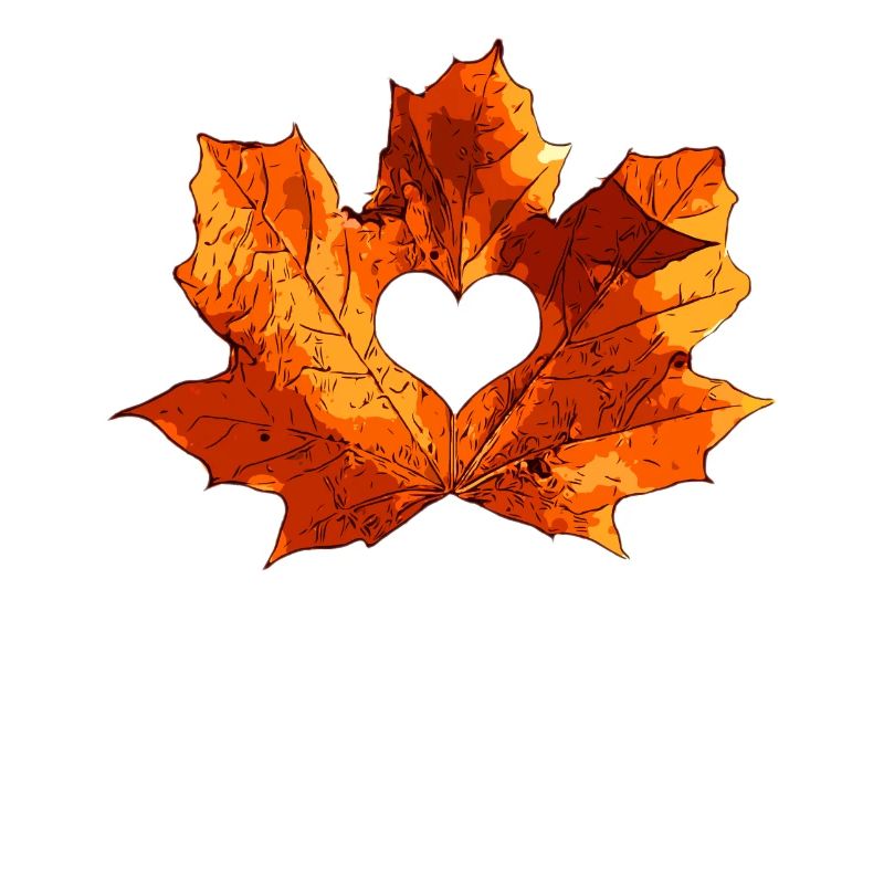 Feuille d'érable coeur