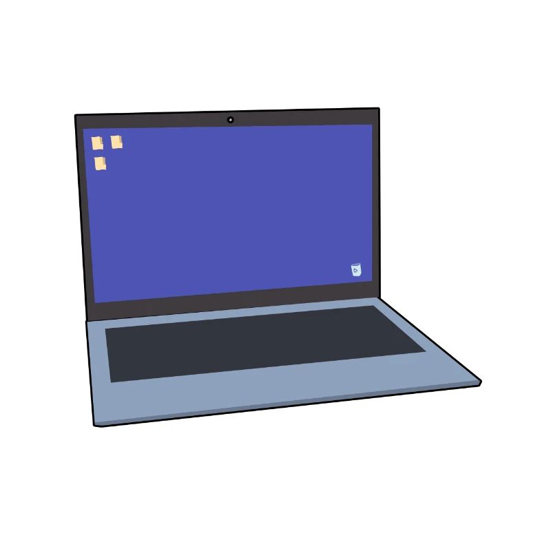 Laptop Computer Tastatur PC Notebook Geschenk Idee