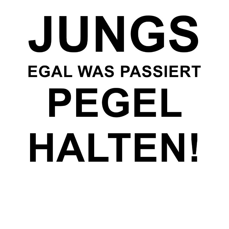 jungs pegel halten