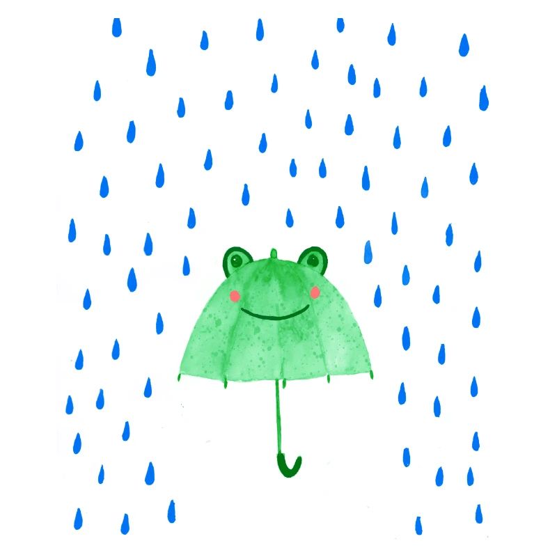 Frosch-Regenschirm