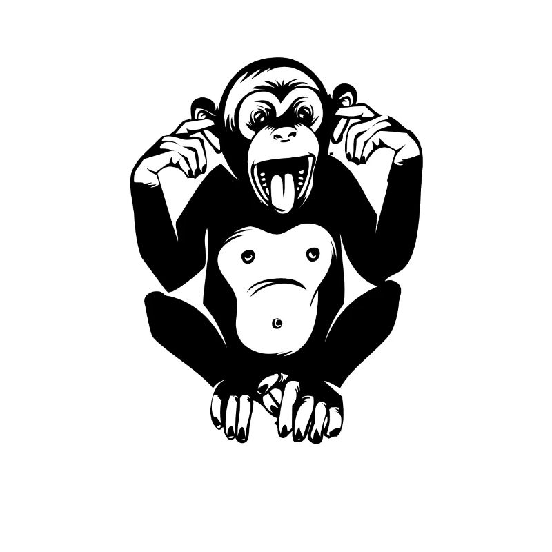 Affe Lustiger Schimpanse Geschenk