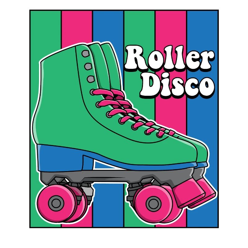 Roller Skate Inline-Skat Roller 70s 80s Gift