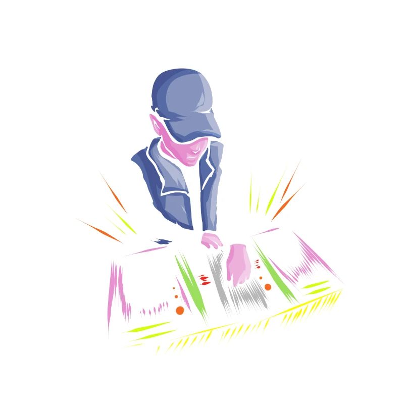 "DJ au bureau"