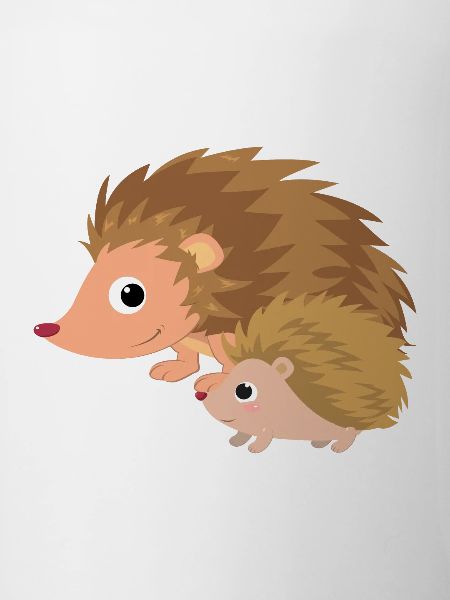 Hérisson avec bébé hérisson