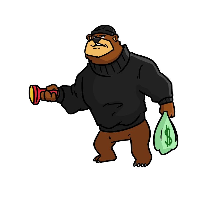 Robber Bear, bear robber