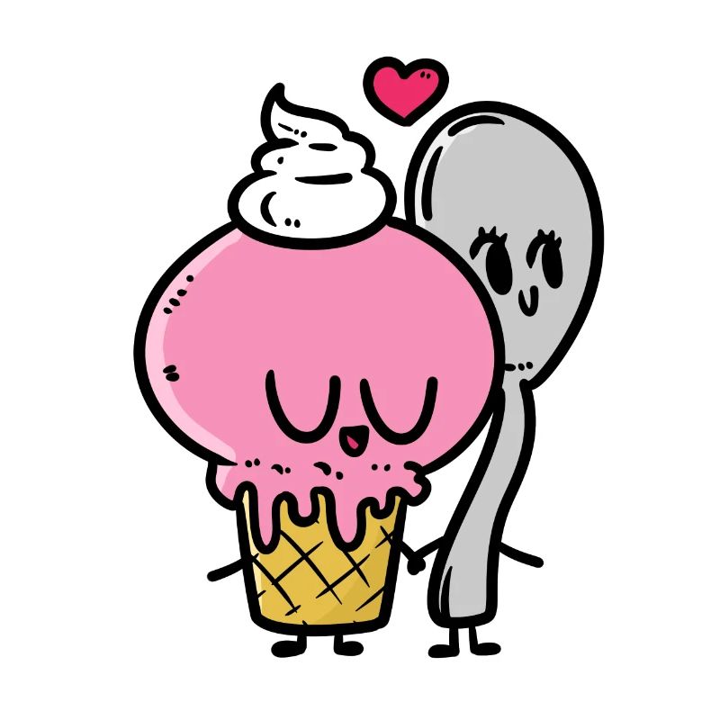 Amour de la crème glacée