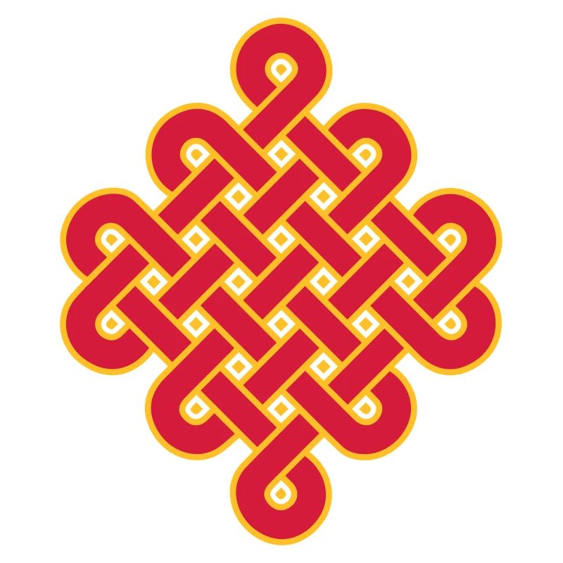 Infinity Buddhism Tibetan endless knot Celtic
