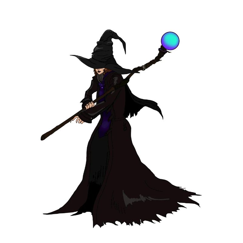 Cool witch like from fantasy book gift idea