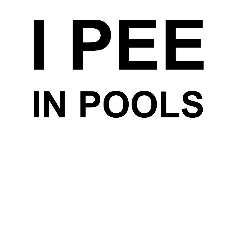 i pee in pools black