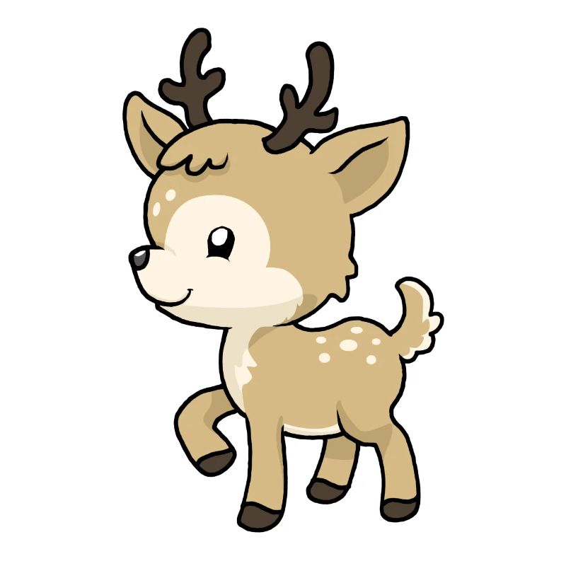 Petit bébé cerf cerf