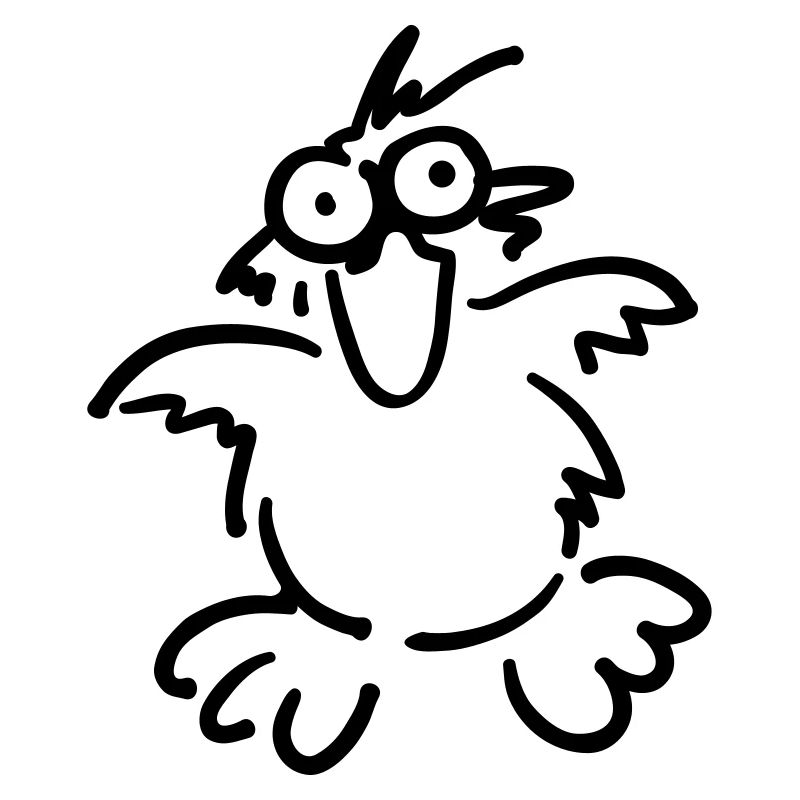 Verückter kleiner Vogel