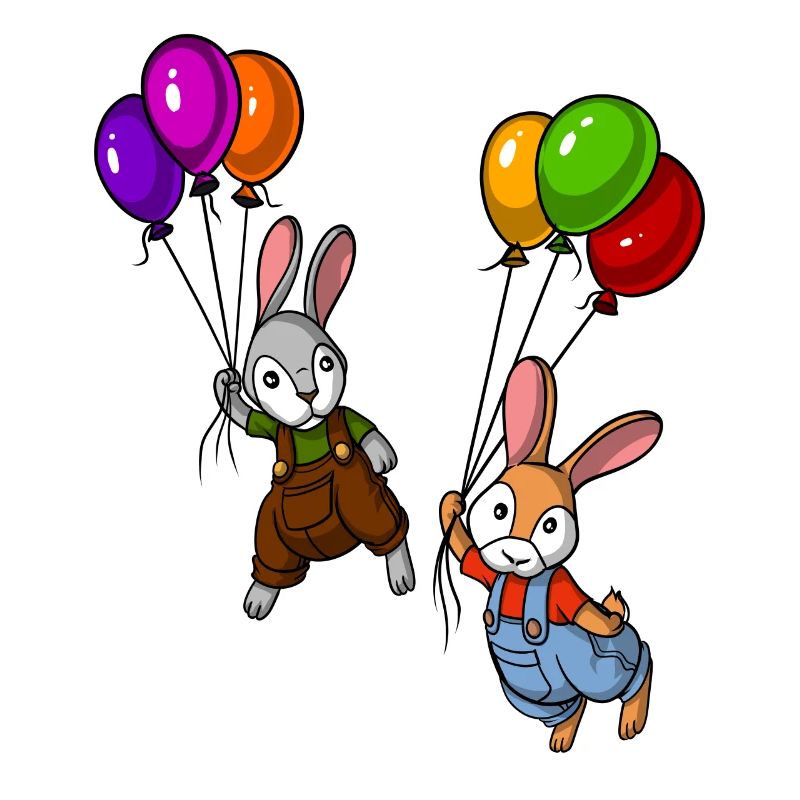 Funny Rabbit Balloons
