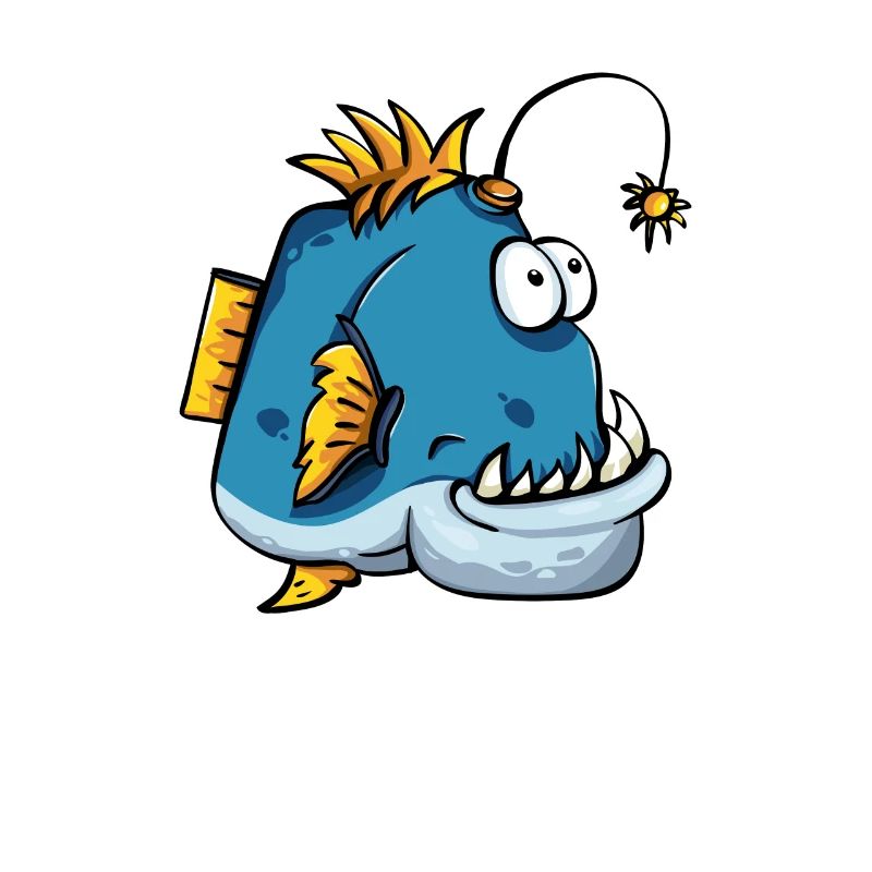 Deep sea fish frogfish gift