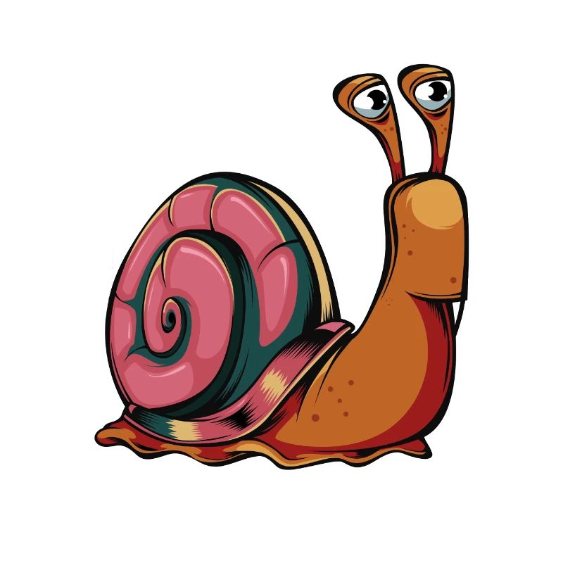 Escargot de dessin animé