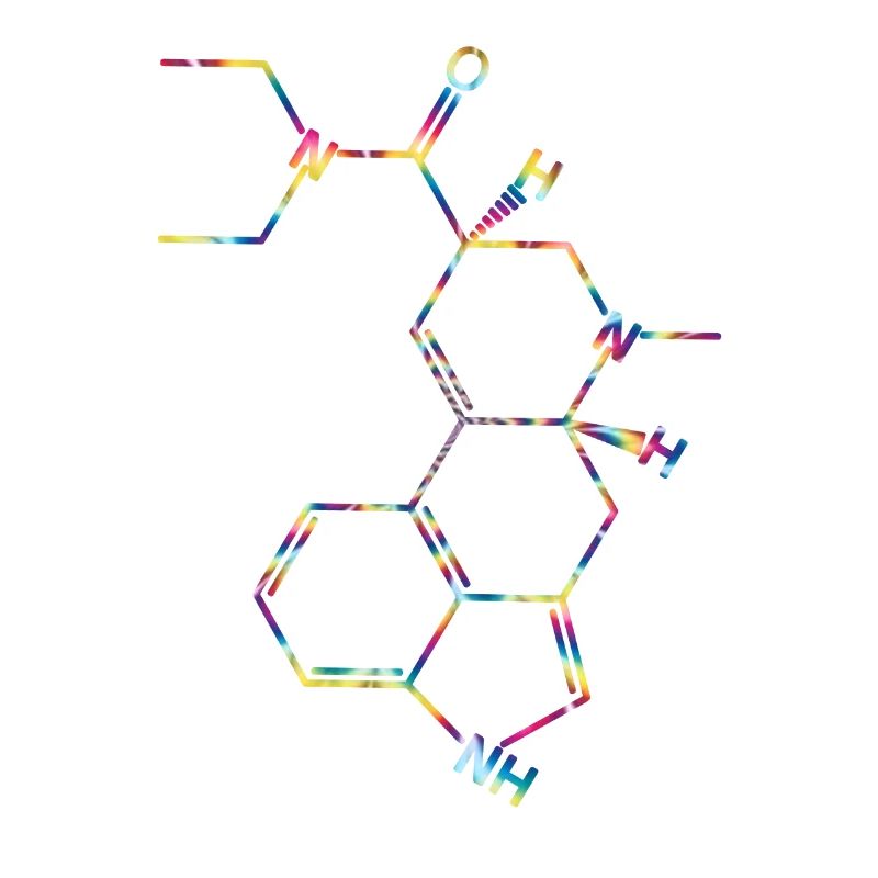 LSD Strukturformel Acid Molekül Albert Hofmann