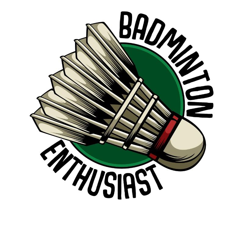 Badminton Enthusiast Cool Shuttlecock Geschenkidee