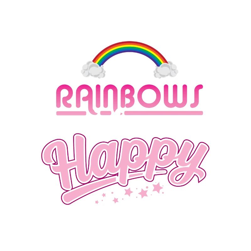 Rainbows makes me happy