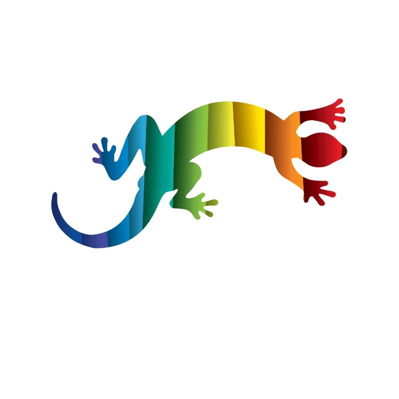 Gecko Echse Reptil Silhouette