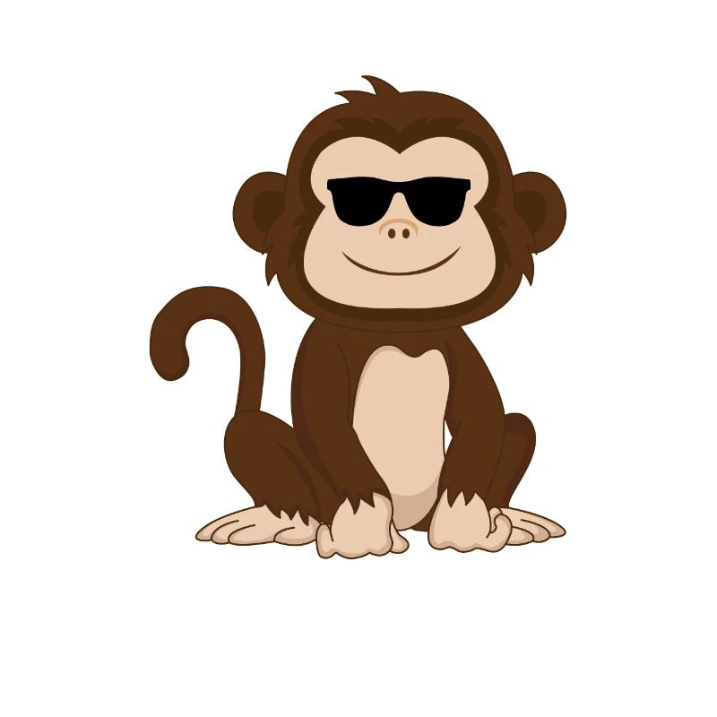 Affe Cooler Cooles Äffchen Baby Geschenkidee