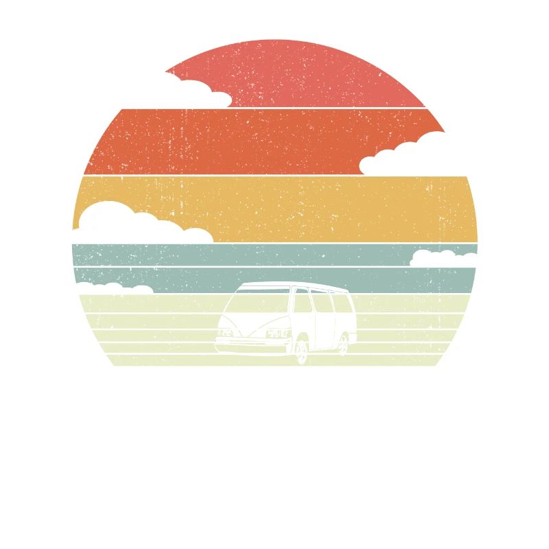 Retro Campervan Vintage Caravan Camping Van