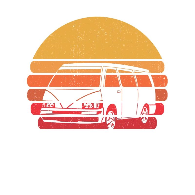 Retro Campervan Vintage Caravan Camping Van