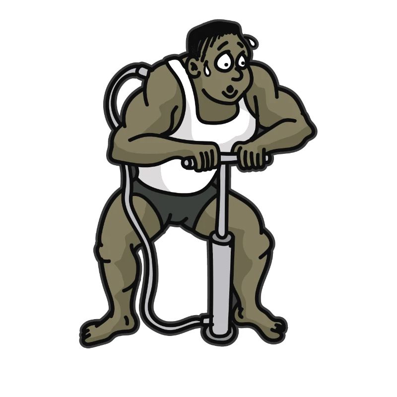 PUMP IT UP Air Pump Bodybuilder Anabolic Steroids