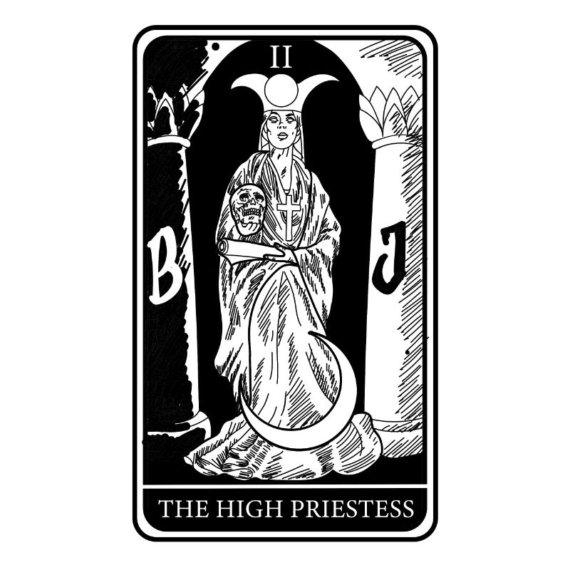 Haute prêtresse Tarot Cartes Devins Devins