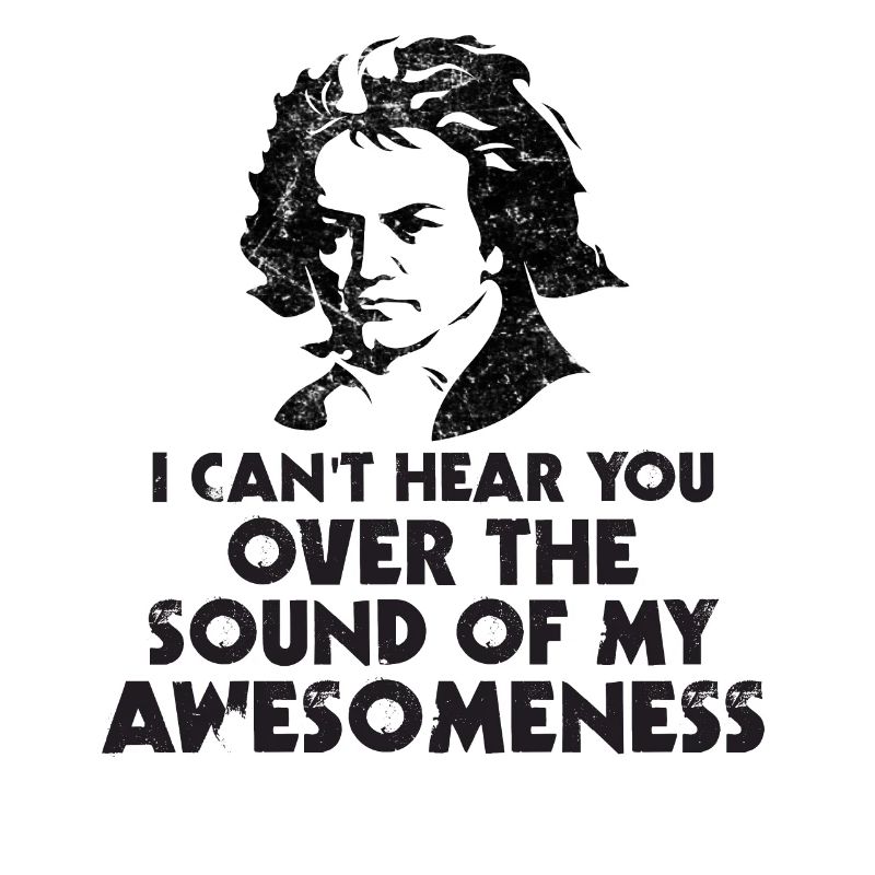 Beethoven Spruch Lustig Ludwig Geschenk Musik