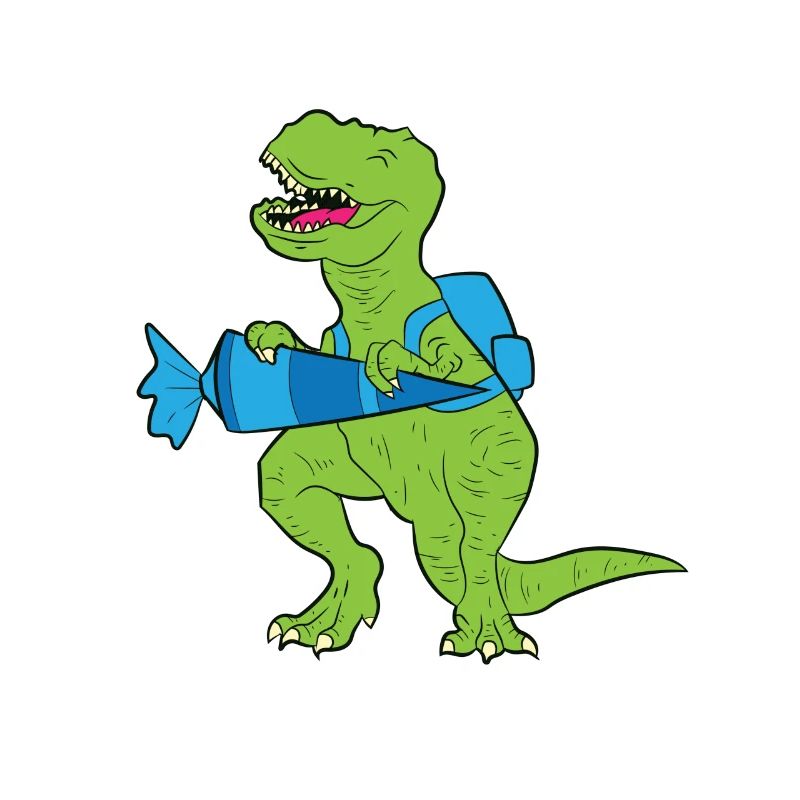 T-Rex dinosaure Dino Scolarisation