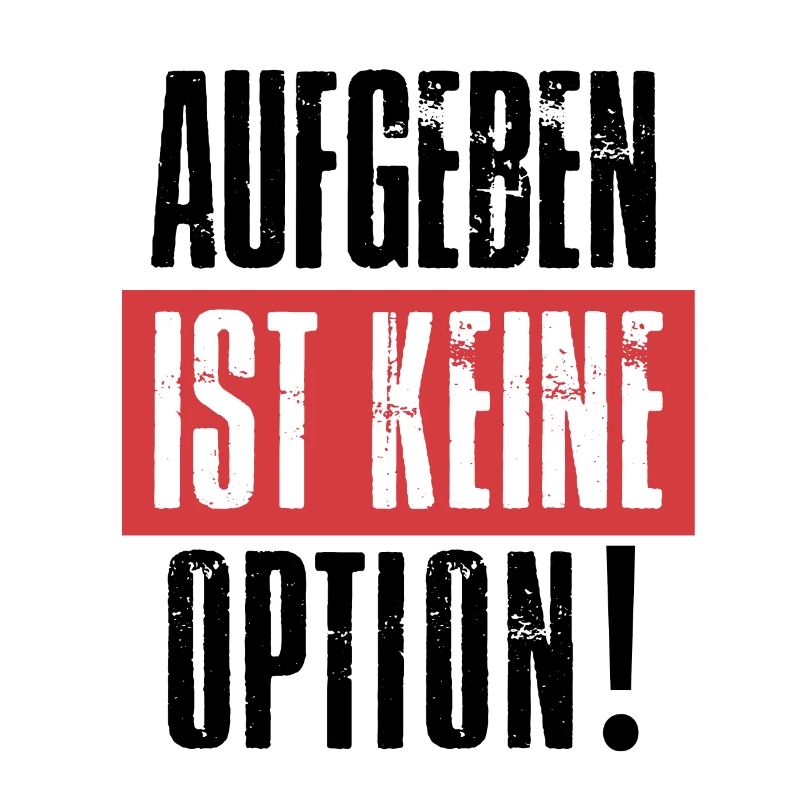 Abandonner n'est pas une option