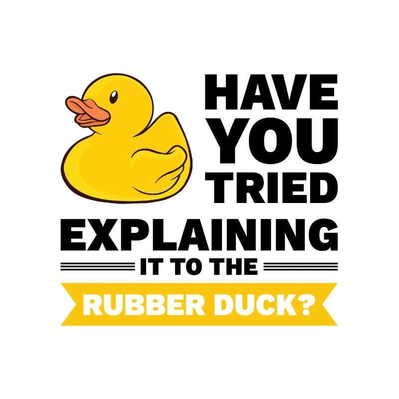 Programmer rubber duck debug