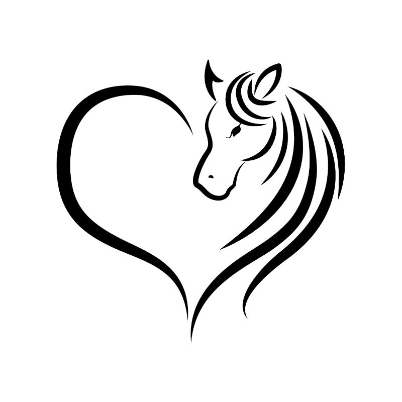 Pferde Liebe Herz