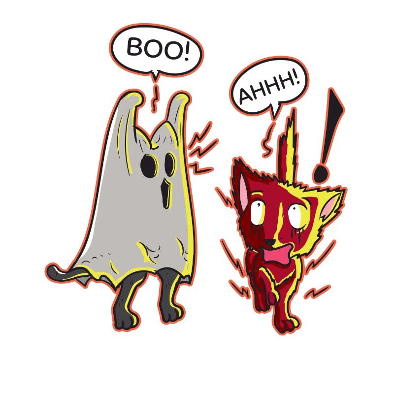 Cat Ghost Gift Halloween Carnival Ghost