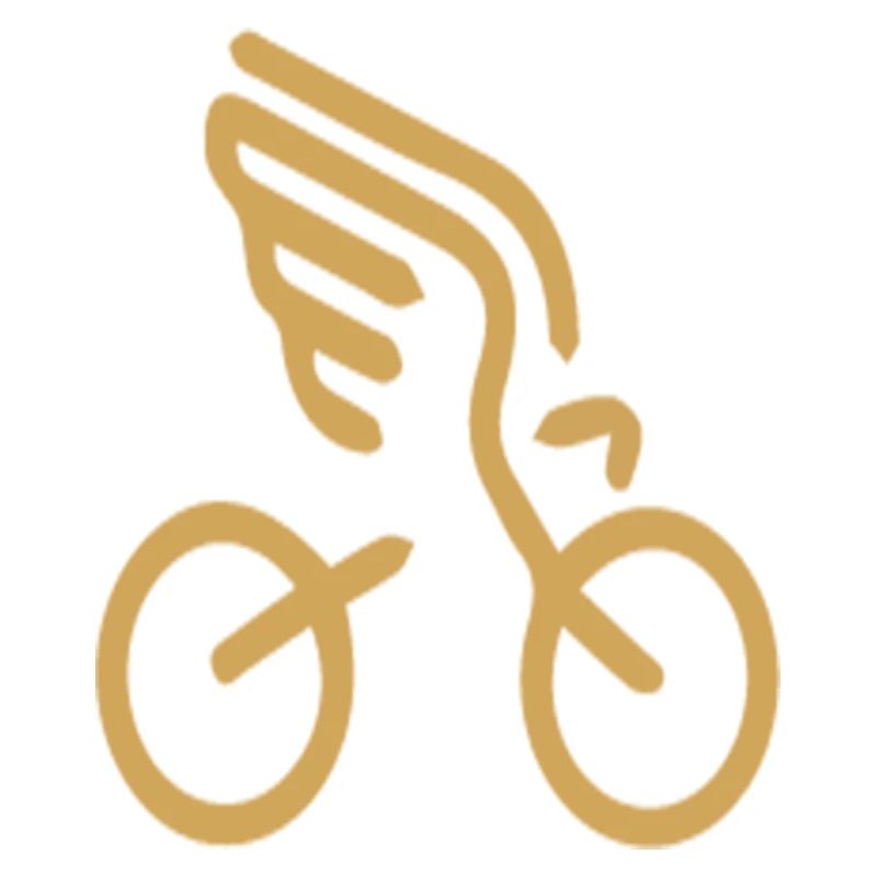 Cycliste de conception d'aile de vélo cool
