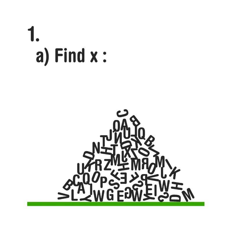 Find X Math Funny