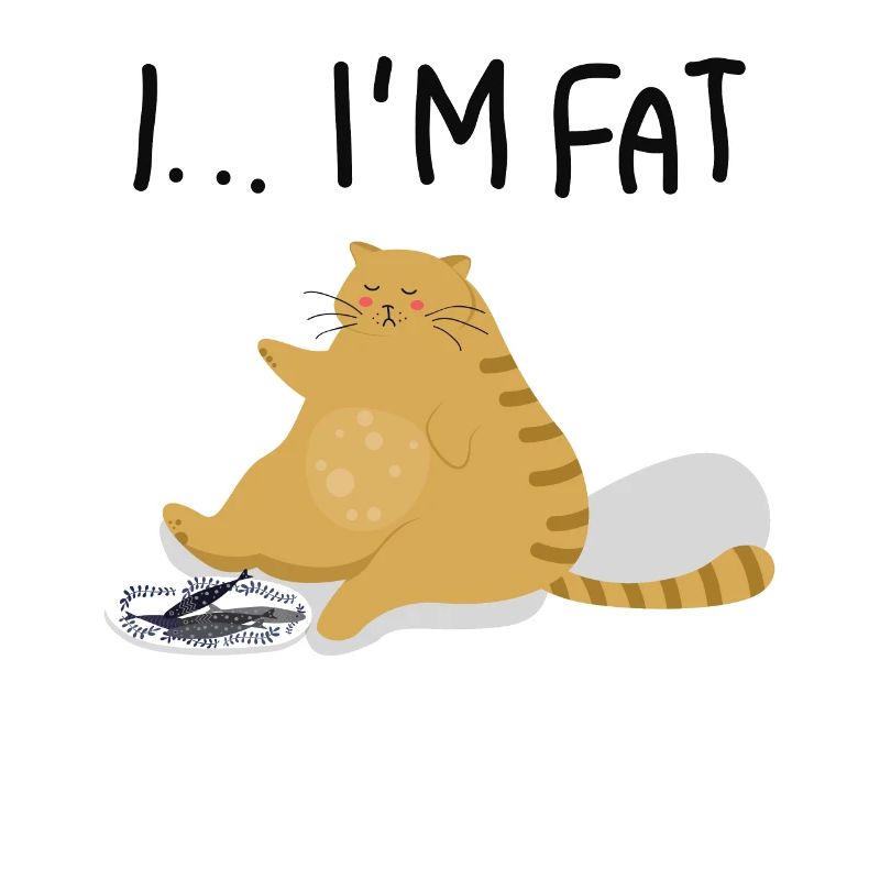 Lustig Katze Ich Bin Dick