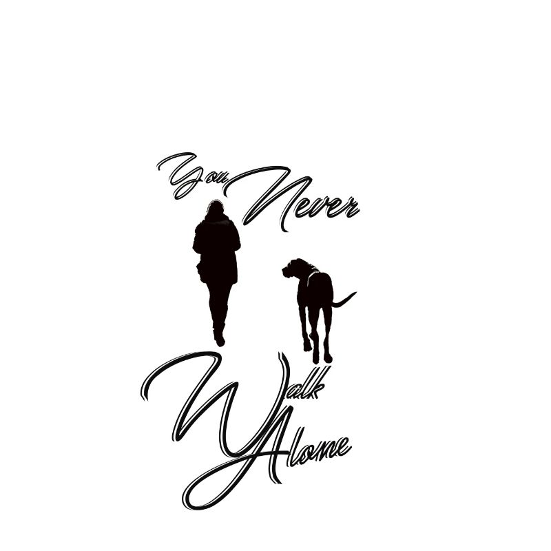 You never walk alone Hund